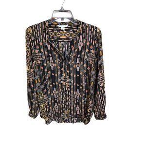 H&M Button Down Long Sleeve Sheer Blouse